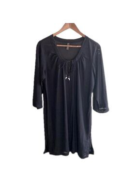 152.Black Swim Cover Up